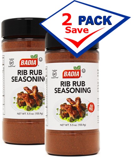 Badia Rib Rub Seasoning 5. 5 oz Pack of 2